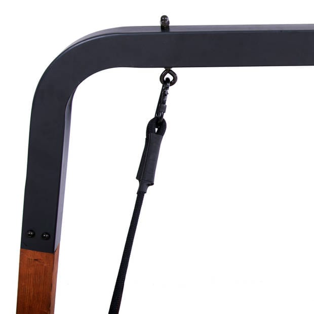 AXI Capri Schommelstoel met frame van hout Hangstoel in Beige voor de tuin voor volwassenen - ThatLyfeStyle
