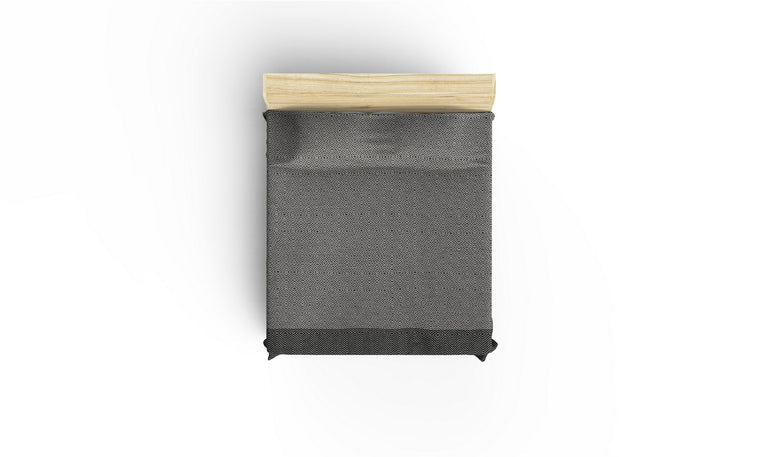 Plaid Will Asir 210x170 zwart geruit katoen - ThatLyfeStyle
