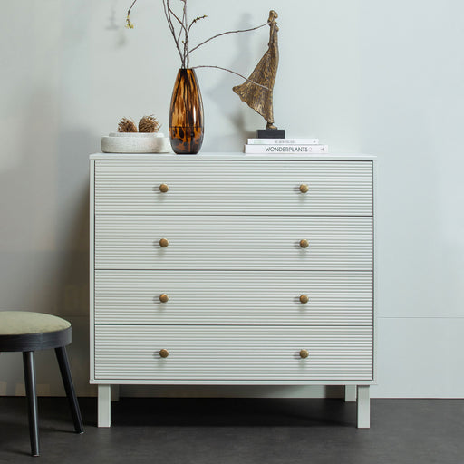 WOOOD Ladekast/Commode Madu 91 x 94cm - Wolkengrijs - ThatLyfeStyle