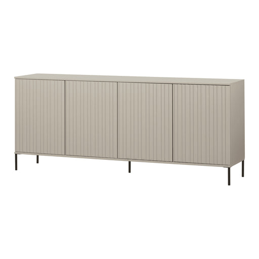 WOOOD Dressoir New Gravure Grenenhout, 200cm - Dust - Exclusive