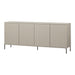 WOOOD Dressoir New Gravure Grenenhout, 200cm - Dust - Exclusive