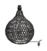 WOOOD Exclusive Tafellamp Macy Rattan - Zwart (excl. kap)
