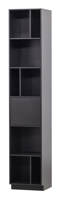 WOOOD Opbergkast Finca Mat zwart, 210 x 40cm - Exclusive