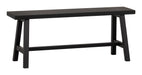 WOOOD Eetkamerbank Imme Grenenhout 110cm - Zwart - Exclusive
