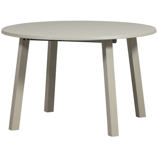 WOOOD Uitschuifbare Eettafel Janne Eikenhout, 120cm - Dakargrau - Rond - ThatLyfeStyle