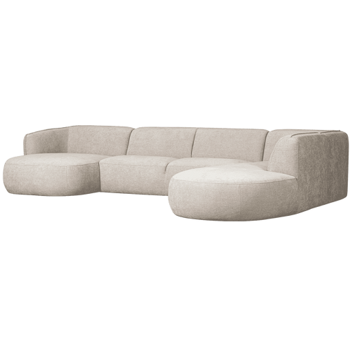 WOOOD Lounge U-Bank Polly Rechts, Woven