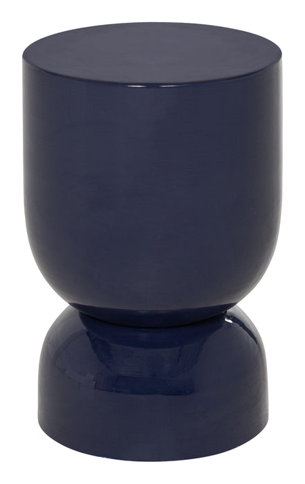 WOOOD Ronde Bijzettafel Hekla Ø32cm - Donkerblauw