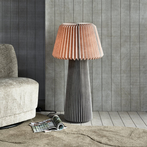 WOOOD Exclusive Vloerlamp Sami Papier, 95cm - Grijs