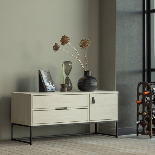 WOOOD TV-meubel Silas Grenen, 120cm - Dust - ThatLyfeStyle