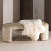WOOOD Eetkamerbank Jacob Dessin stof, 130cm - Naturel