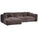 WOOOD Loungebank Cloud Chenille - Warm Bruin
