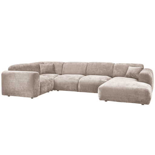 WOOOD Hoekbank Cloud Chenille - Naturel