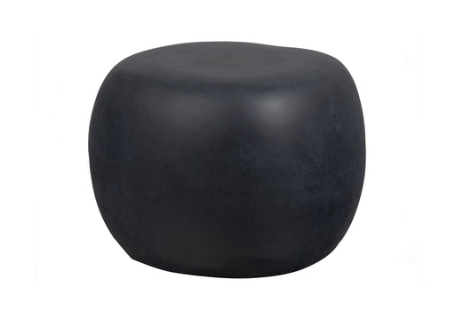 vtwonen Bijzettafel Pebble Betonlook, 50cm - Zwart - Rond - ThatLyfeStyle