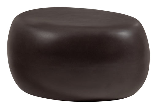 vtwonen Organische Bijzettafel Pebble Betonlook, 65 x 49cm - Donkerbruin