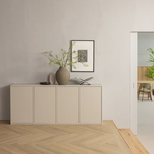 WOOOD Dressoir Merel Grenenhout, 200cm - Dust