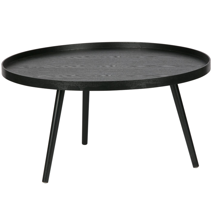 WOOOD Ronde Bijzettafel Mesa 78cm - Zwart - ThatLyfeStyle