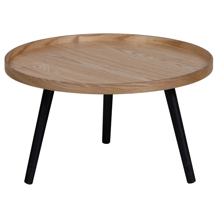 WOOOD Ronde Bijzettafel Mesa 60cm - Naturel - ThatLyfeStyle