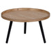 WOOOD Ronde Bijzettafel Mesa 60cm - Naturel - ThatLyfeStyle