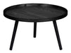 WOOOD Ronde Bijzettafel Mesa Ø60cm - Zwart