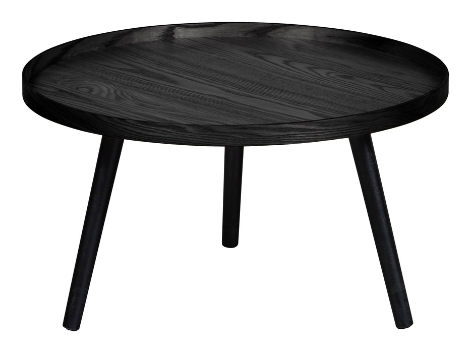 WOOOD Ronde Bijzettafel Mesa Ø60cm - Zwart