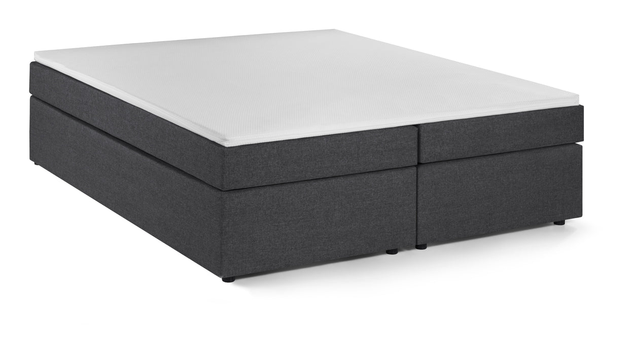 Artistiq Boxspring Torell 180 x 200cm - Donkergrijs - ThatLyfeStyle