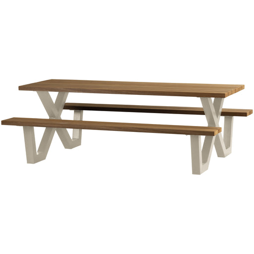 WOOOD Picknicktafel Tablo 206 x 145cm - Zand - ThatLyfeStyle