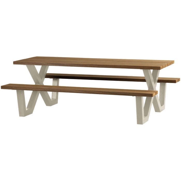 WOOOD Picknicktafel Tablo 206 x 145cm - Zand - ThatLyfeStyle