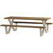 WOOOD Picknicktafel Tablo 206 x 145cm - Zand - ThatLyfeStyle