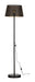 WOOOD Vloerlamp Kars - Zwart/Antique Brass