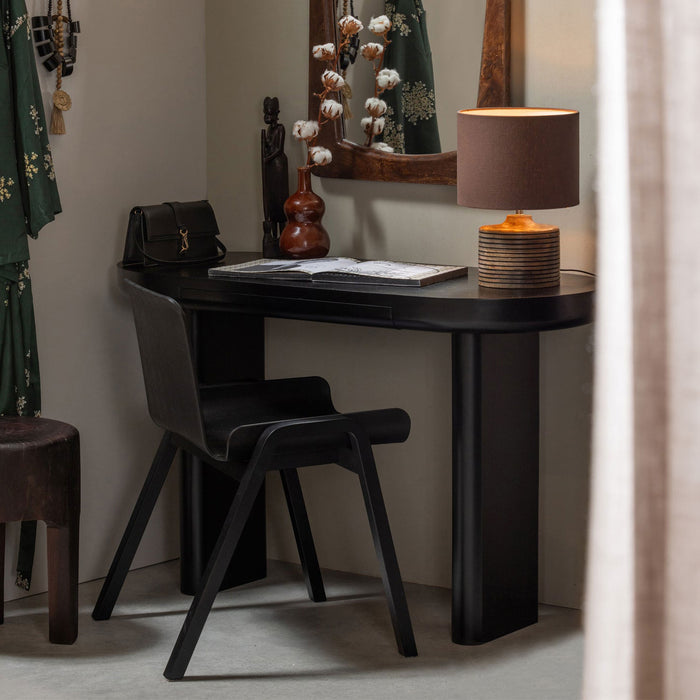 WOOOD Bureau/Sidetable Mael Met 1 lade, 120 x 50cm - Zwart - Exclusive