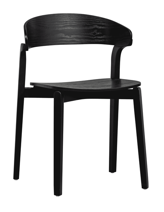 WOOOD Eetkamerstoel Cras Essen - Zwart - Exclusive