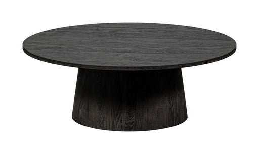 WOOOD Salontafel Maan 100cm - Donkerbruin - Rond - Exclusive - ThatLyfeStyle