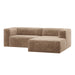 WOOOD Loungebank Bean Rechts, Chenille - Taupe