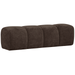 WOOOD Bankje Mojo Geweven Rib - Bruin