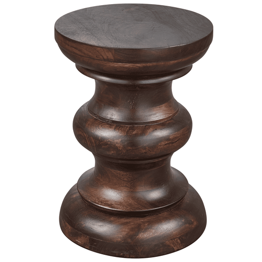 WOOOD Bijzettafel Jonah Mangohout, 30cm - Donkerbruin