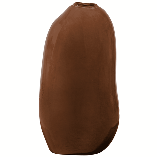 WOOOD Vaas Sahil Glas, 42cm - Bruin