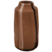 WOOOD Vaas Selena Glas, 35cm - Bruin
