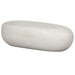 vtwonen Salontafel Pebble Betonlook, 100 x 43cm - Wit - Organisch
