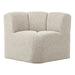 WOOOD Eetkamerbank Mojo Bouclé, Hoek - Beige Melange
