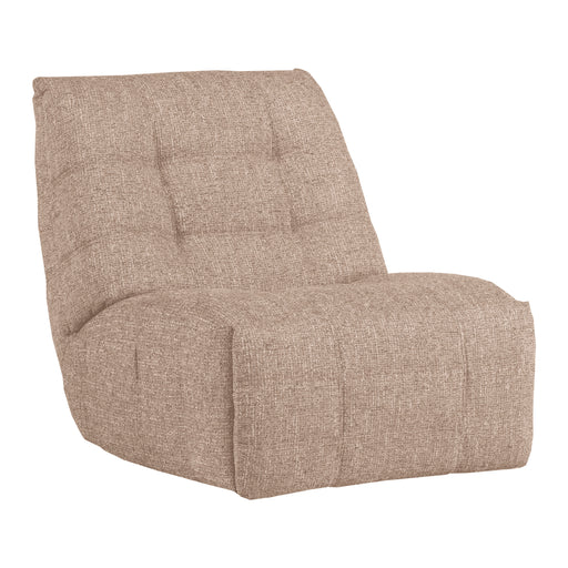 WOOOD Relaxfauteuil Hein Melange stof - Naturel