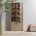 WOOOD Vitrinekast Casa Grenenhout - Mud