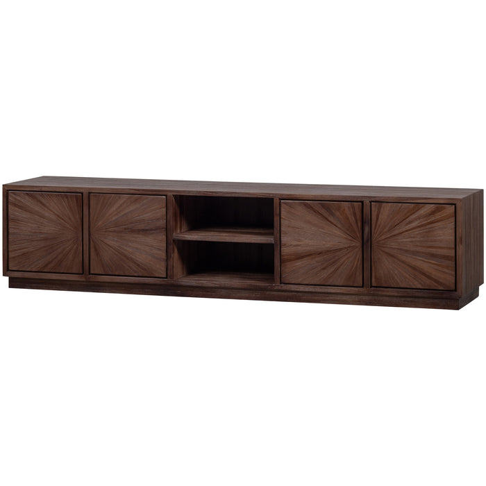 WOOOD TV-meubel Sun Teakhout, 200cm - Bruin