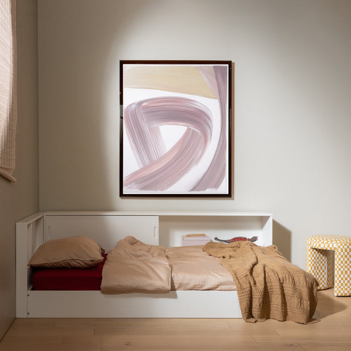 WOOOD Hoekbed Carter Grenenhout, 90 x 200cm - Wit