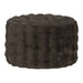 WOOOD Poef Olven Fluffy stof - Bruin