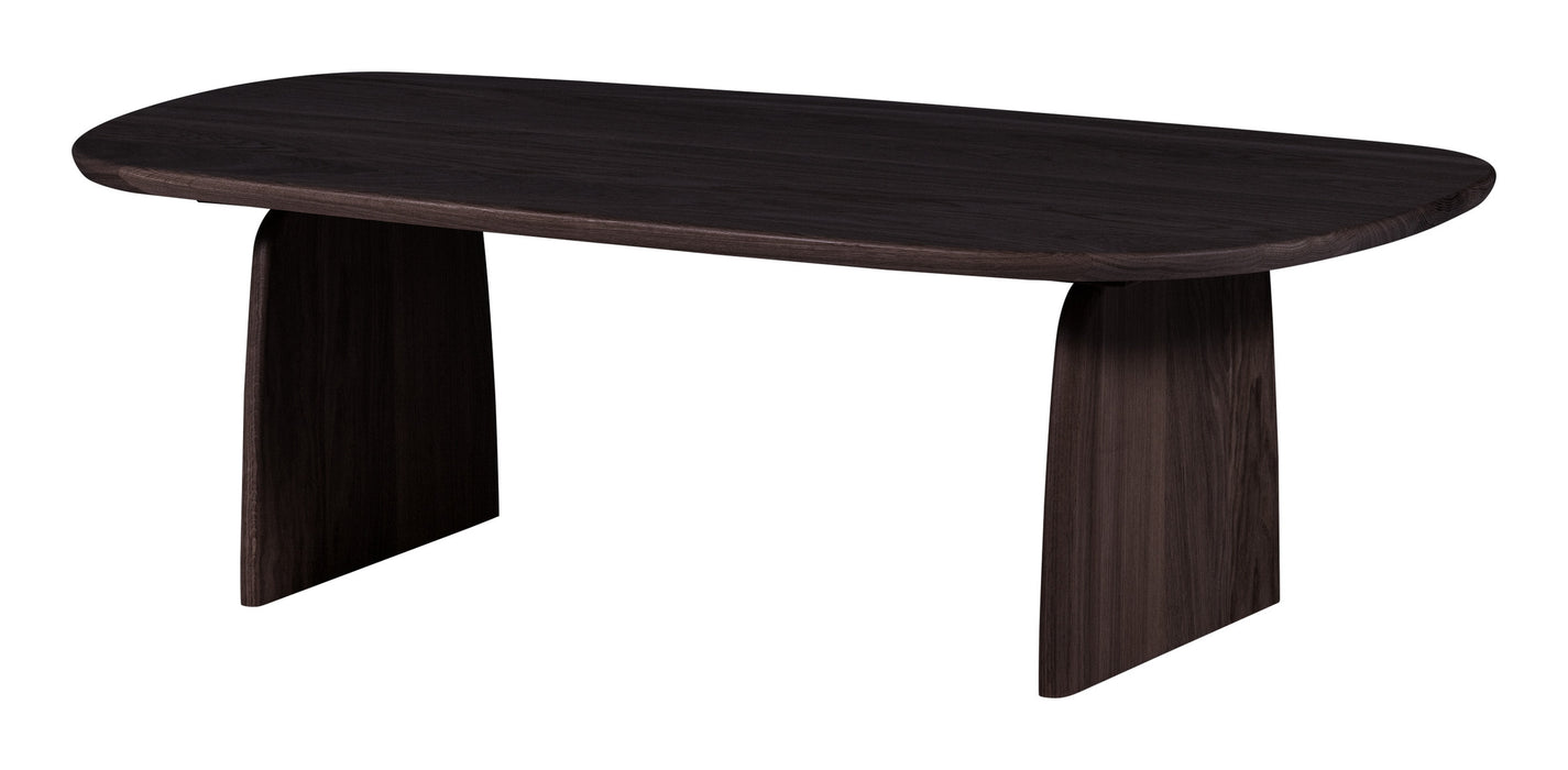 WOOOD Deens Ovale Salontafel Tablo Eiken 110 x 60 cm Mystic Brown Ovaal