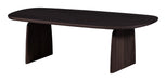 WOOOD Deens Ovale Salontafel Tablo Eiken 110 x 60 cm Mystic Brown Ovaal