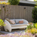 WOOOD Organische 2-zits Tuinbank Viale 222cm - Naturel