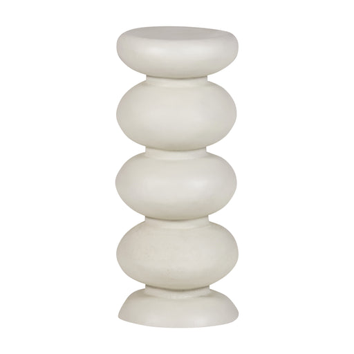 WOOOD Ronde Bijzettafel Brilo 29cm - Crème - ThatLyfeStyle