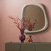 WOOOD Organische Spiegel Norea 90 x 90cm - Zand - ThatLyfeStyle