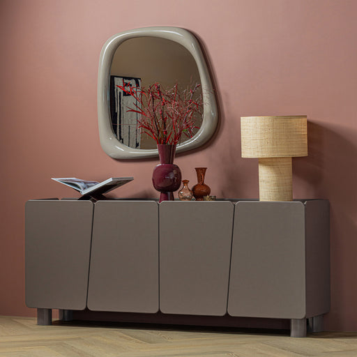 WOOOD Dressoir Root Grenenhout, 200cm - Truffelbruin - ThatLyfeStyle